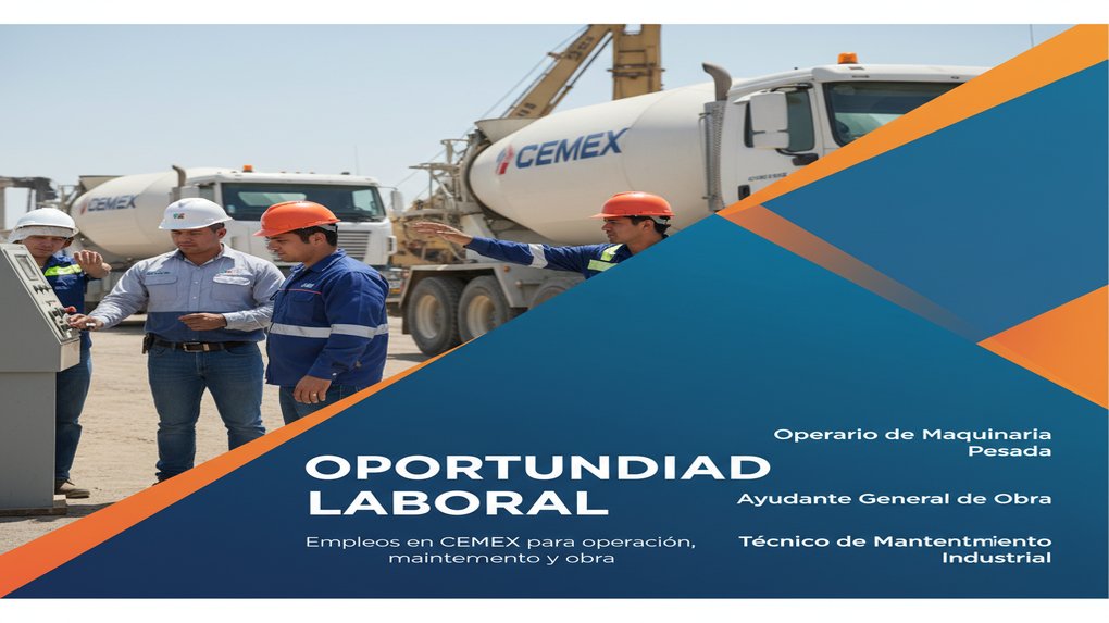 Empleos en CEMEX para operacion mantenimiento y obra en diferentes ciudades de Mexico